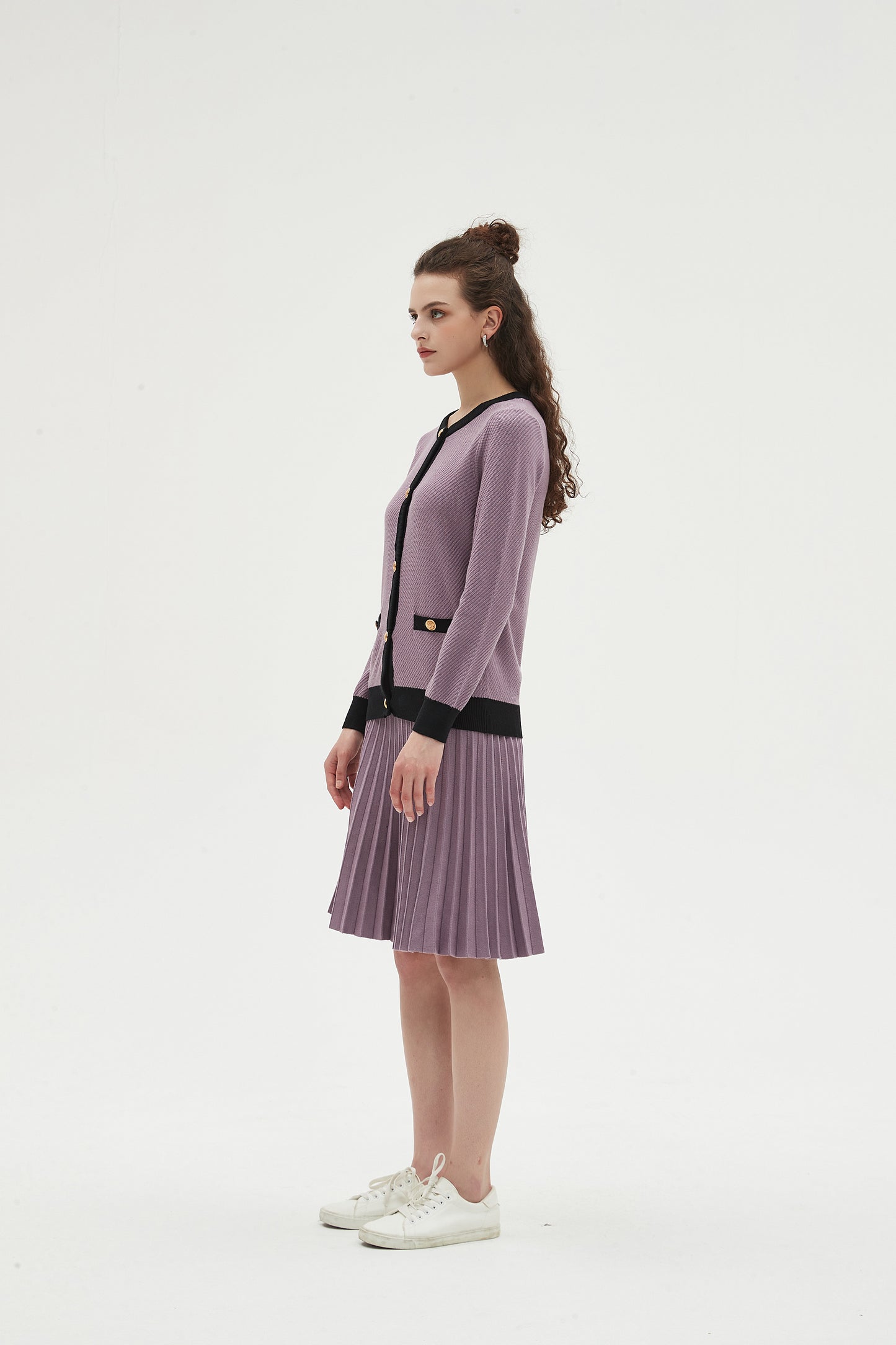 MM YEAR ROUND PLEATED - DUSTY LAVENDER