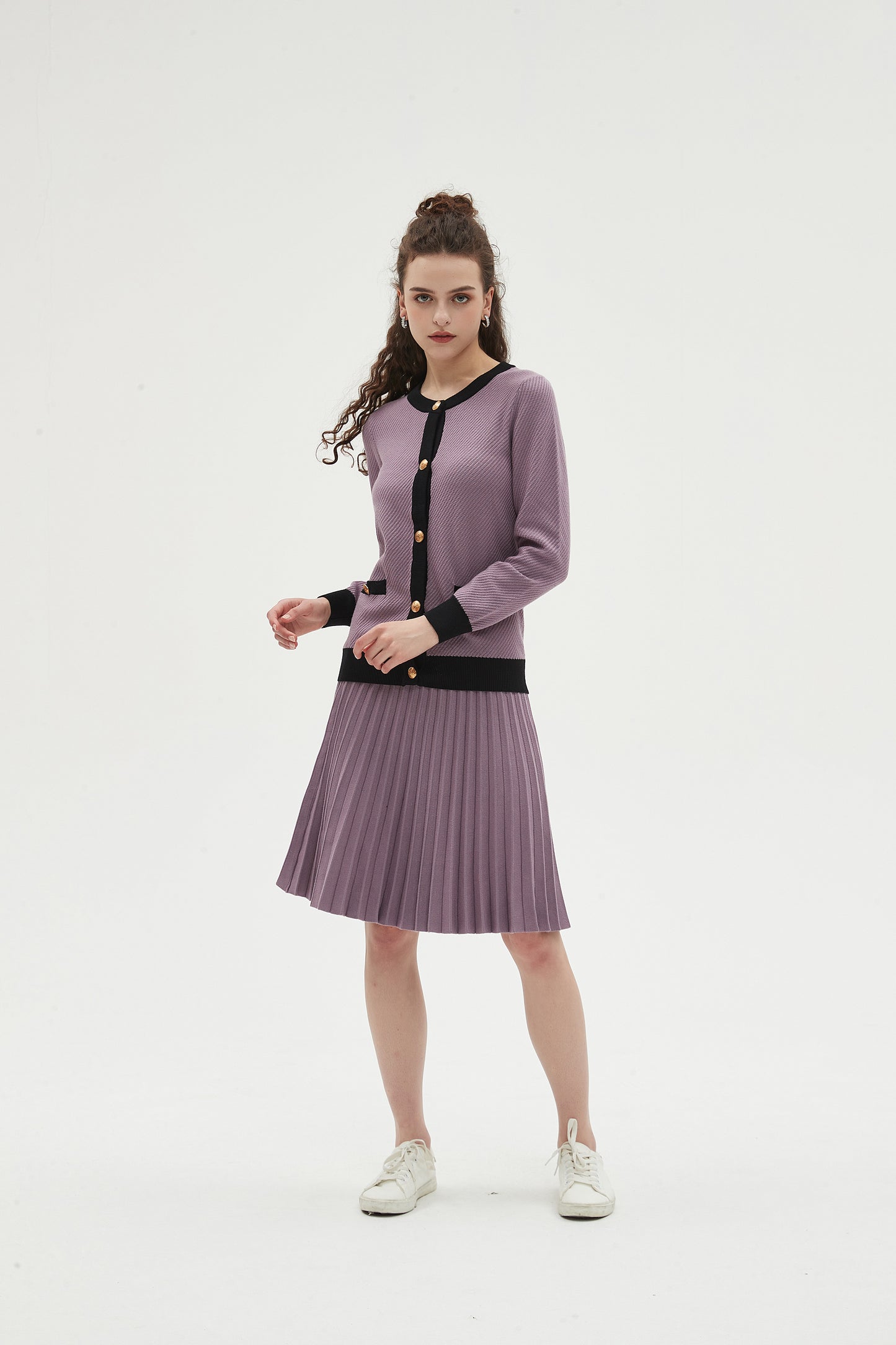 MM YEAR ROUND PLEATED - DUSTY LAVENDER