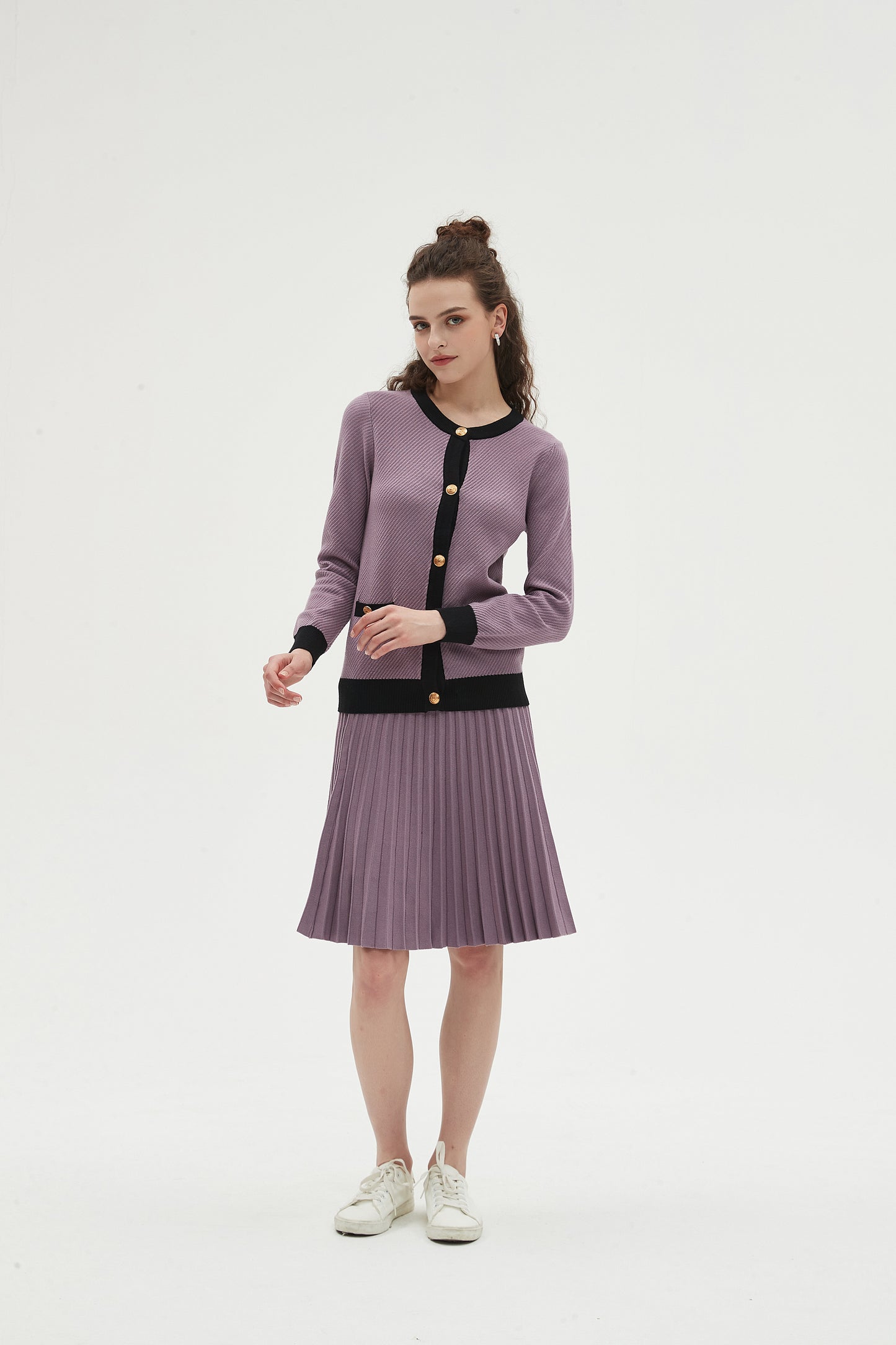MM YEAR ROUND PLEATED - DUSTY LAVENDER