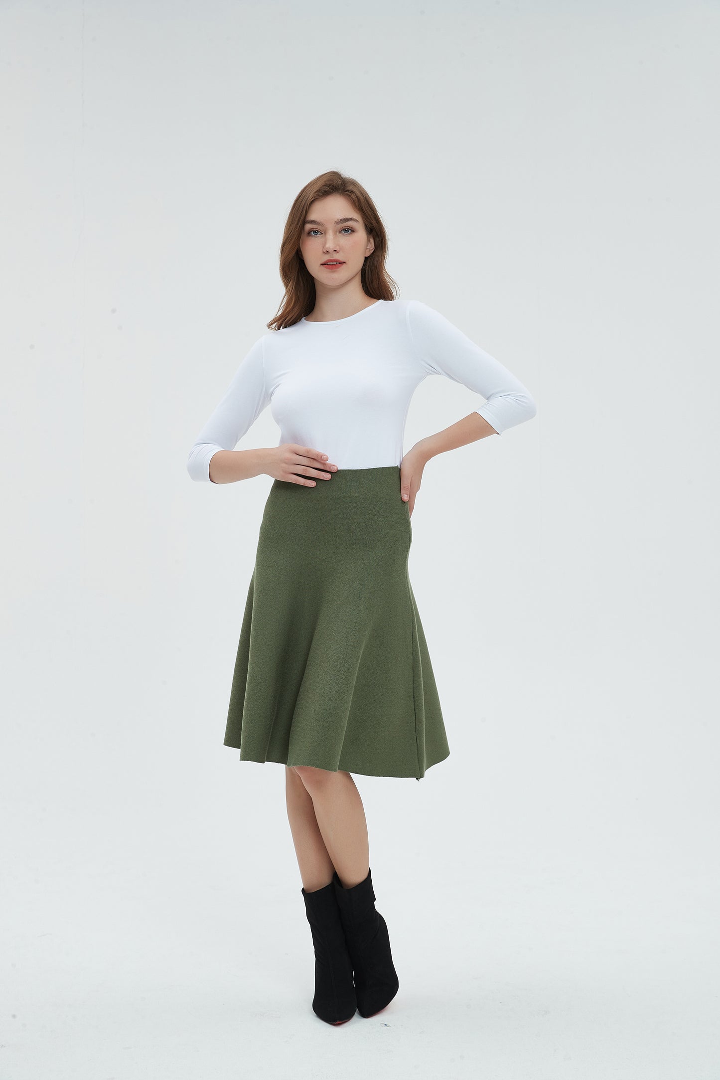 AMAZING MM SKIRT - OLIVE GREEN
