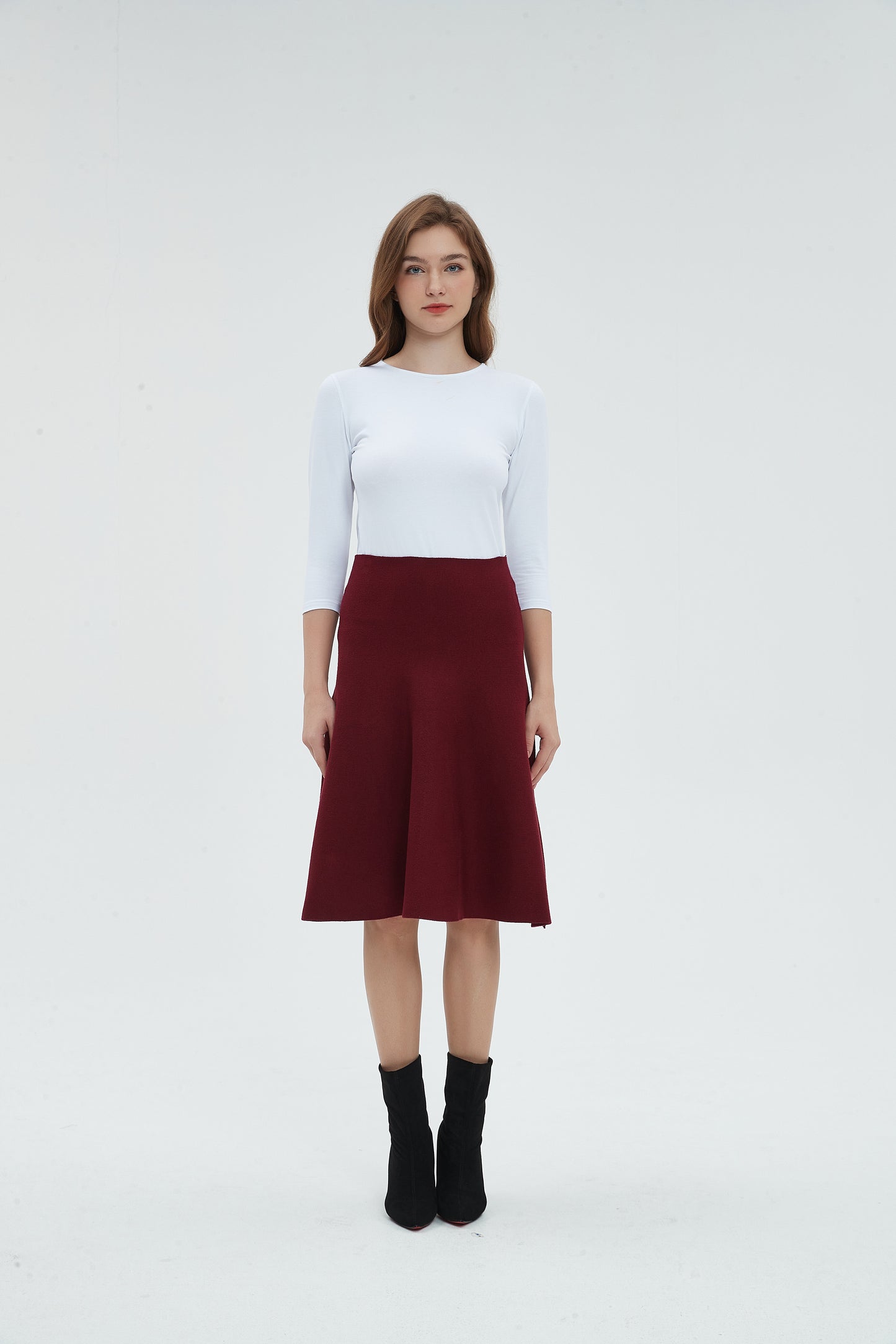 AMAZING MM SKIRT - MAROON 2.0