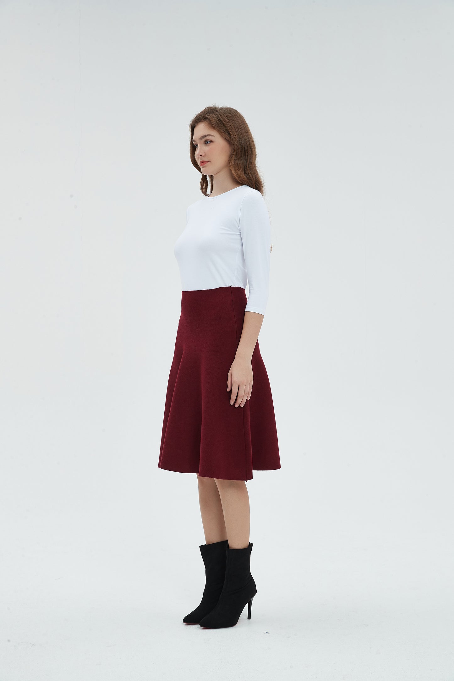 AMAZING MM SKIRT - MAROON 2.0