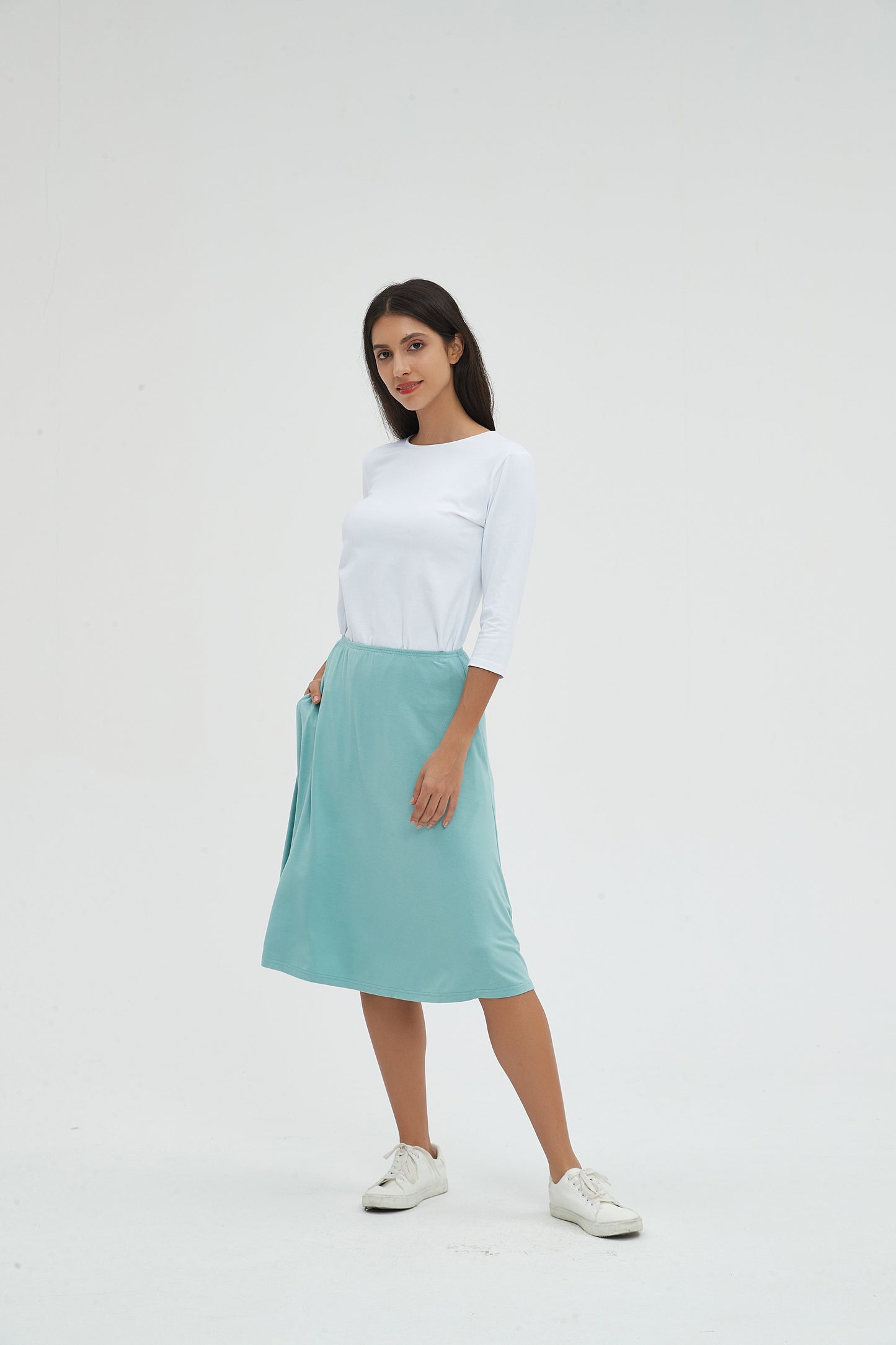 MM SWAY SKIRT - AQUA