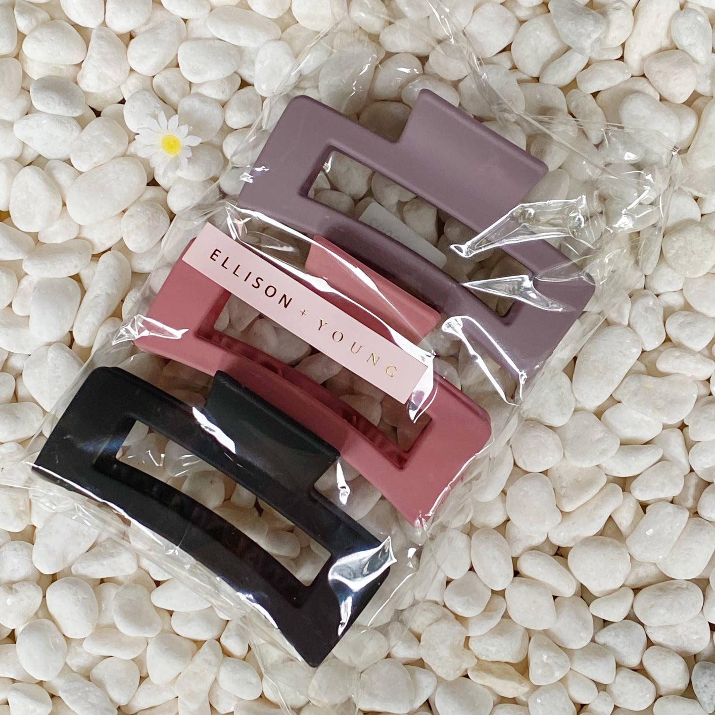 Monotone Hair Claw Set: Black