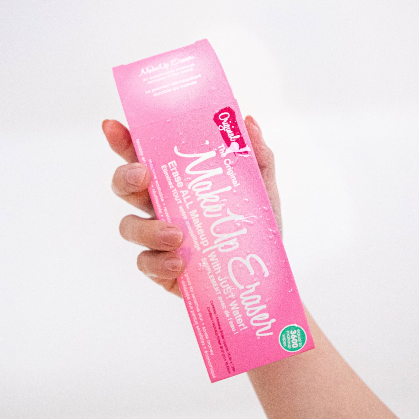 Pink Towelette Make-up Eraser