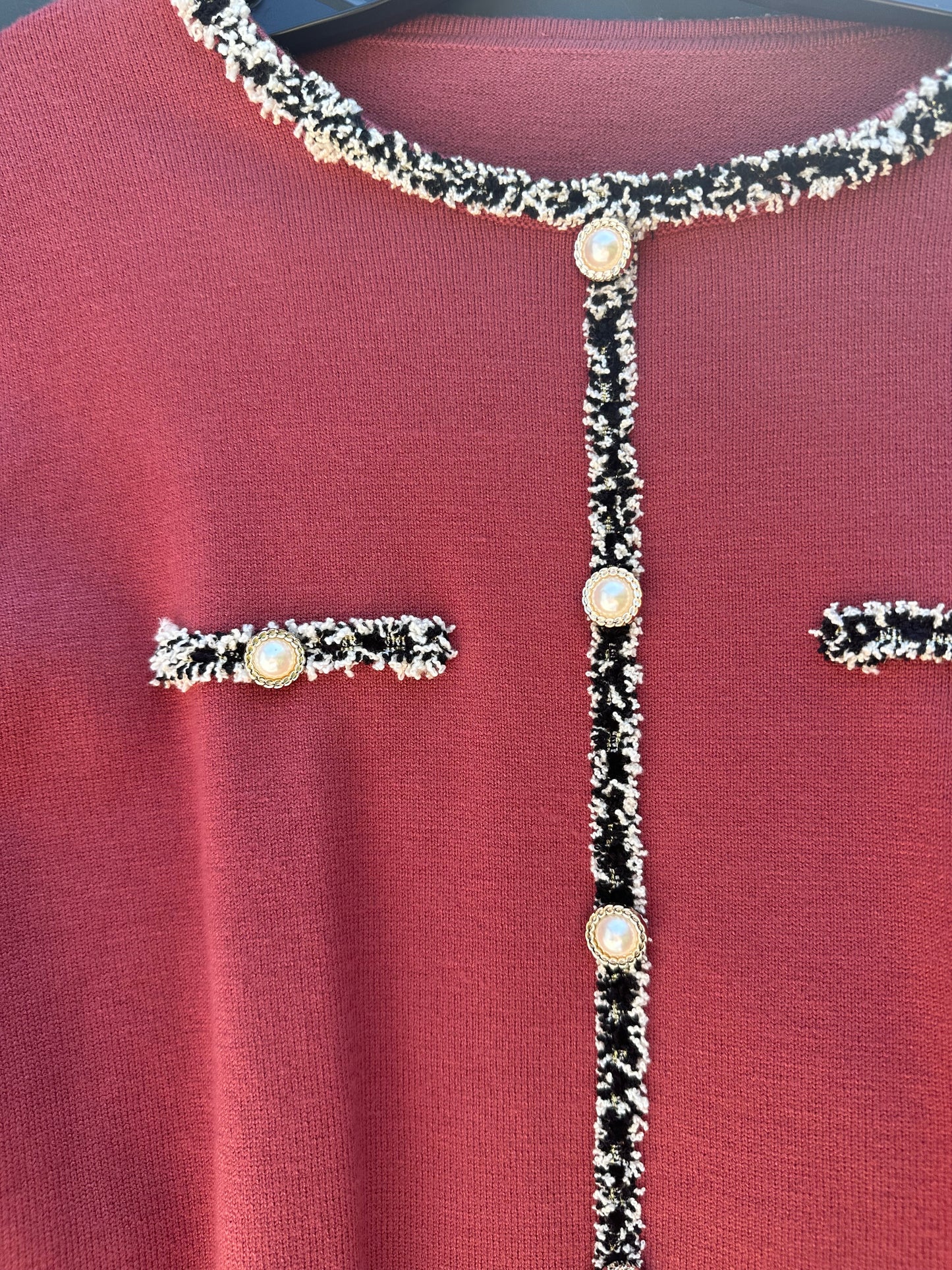 CLASSIQUE RUST CARDIGAN
