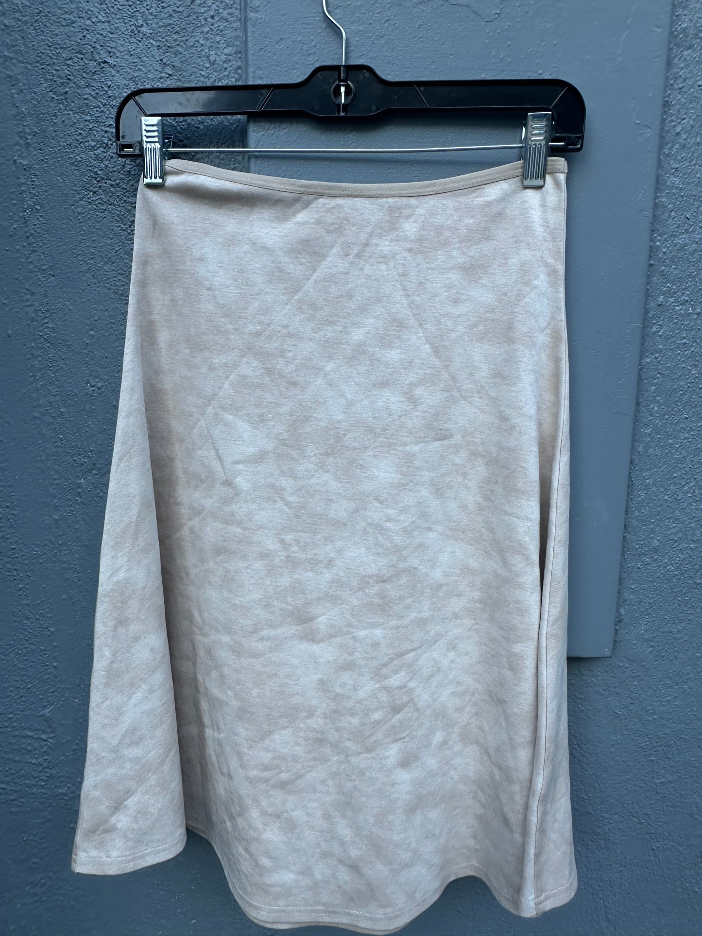 BEIGE COTTON FIT AND FLARE