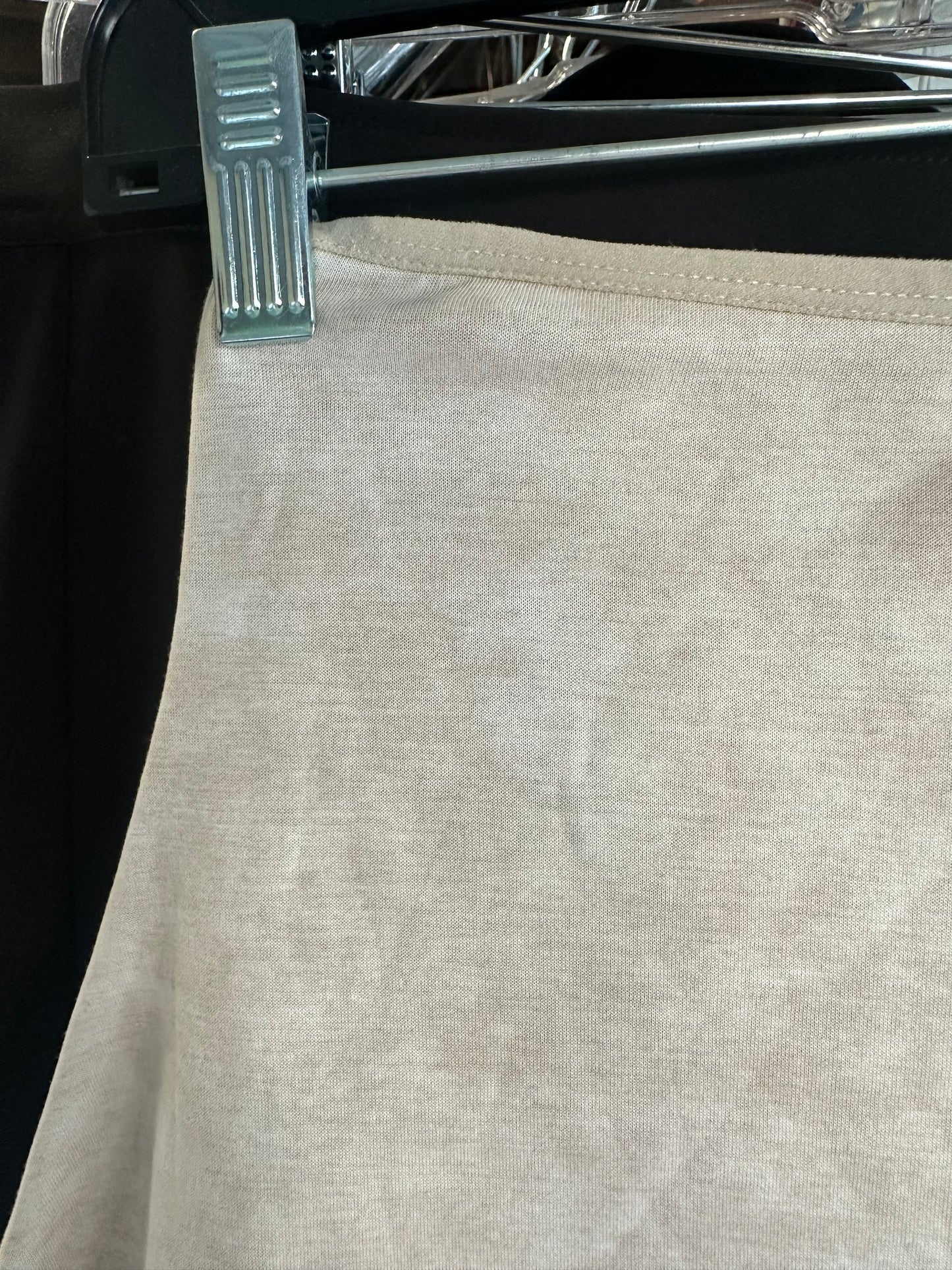 BEIGE COTTON FIT AND FLARE