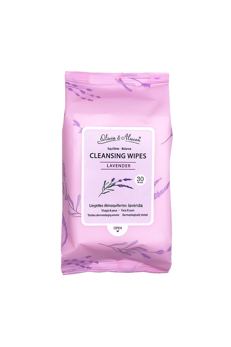 Makeup She MIT008 Cleansing Wipes Lavender - 6pc
