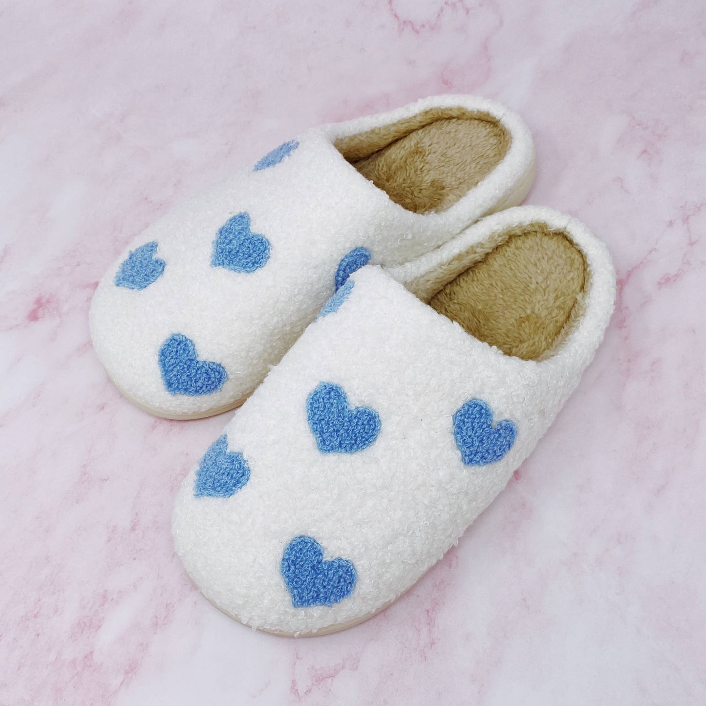 Heart Full Cozy Lounge Slippers: M/L / Precious Pink