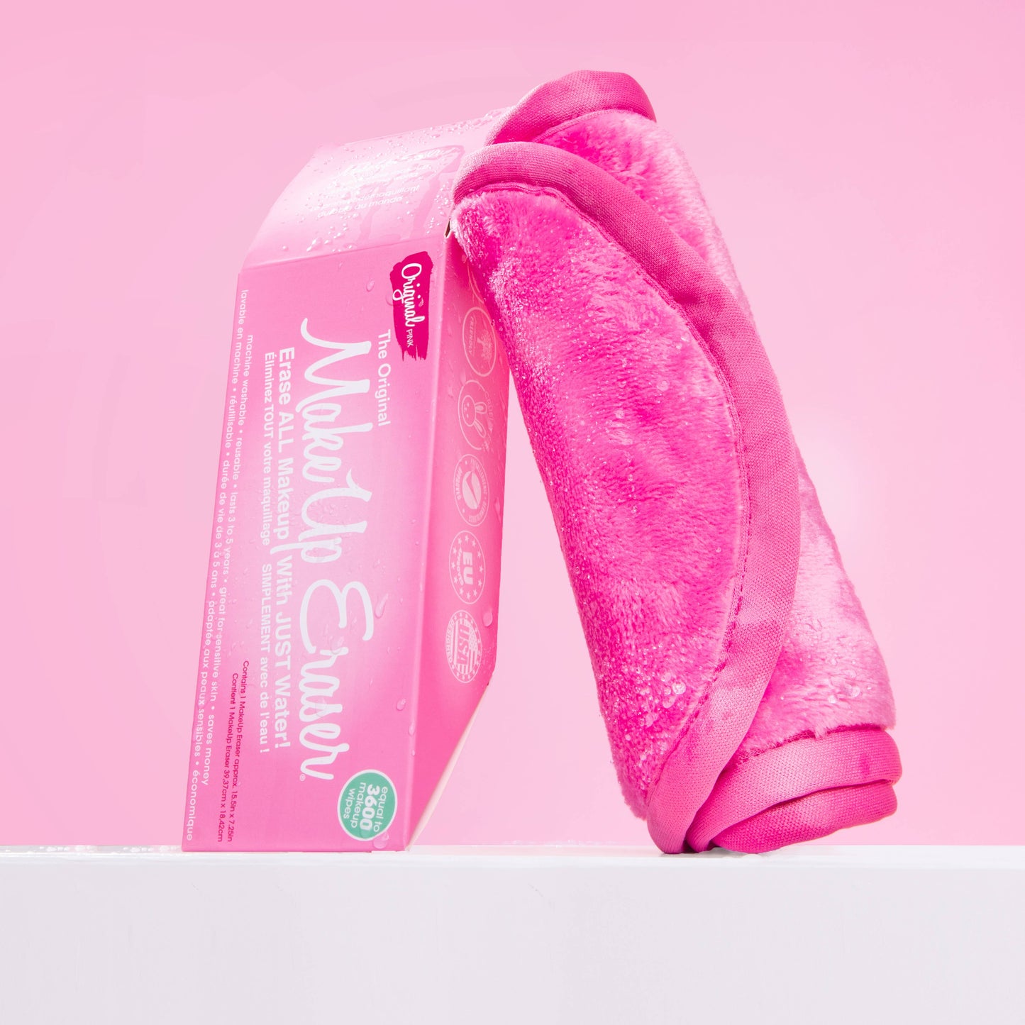 Pink Towelette Make-up Eraser