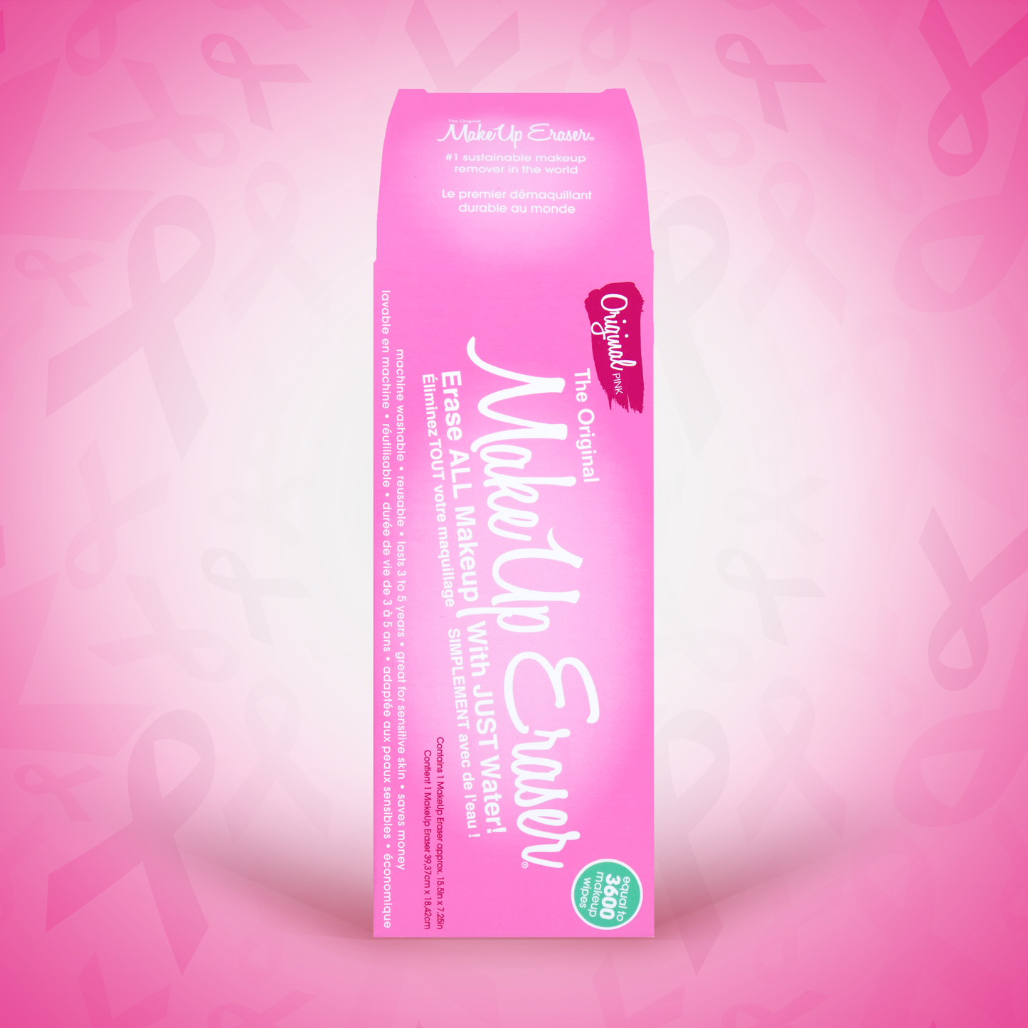 Pink Towelette Make-up Eraser
