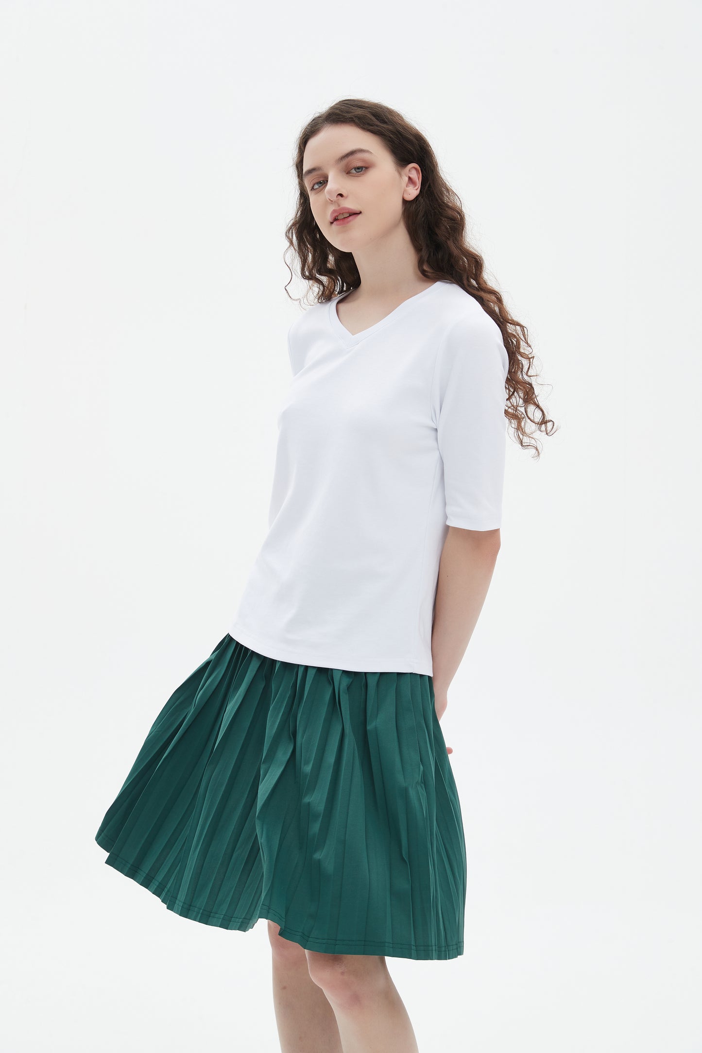 MM MINI PLEATS - HUNTER GREEN