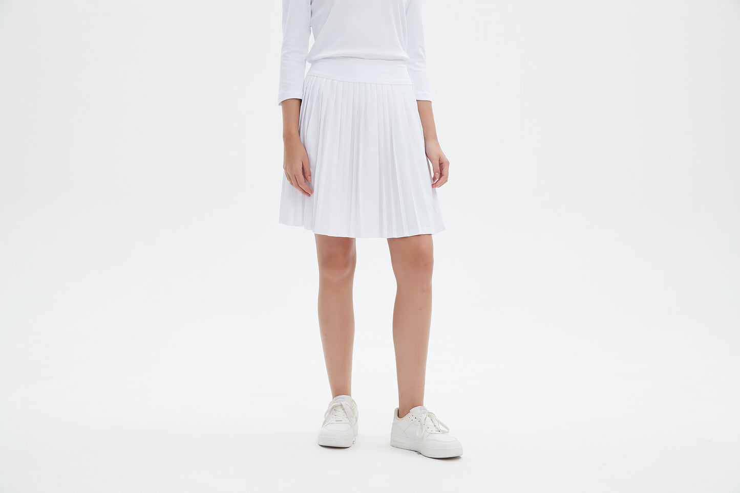 MM MINI PLEATS - WHITE.