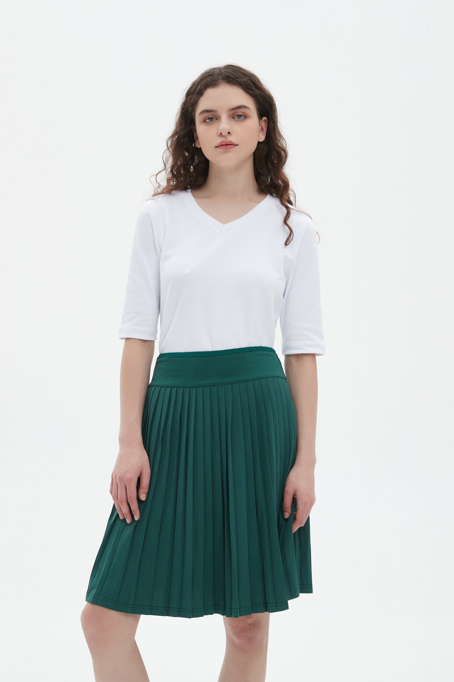 MM MINI PLEATS - HUNTER GREEN