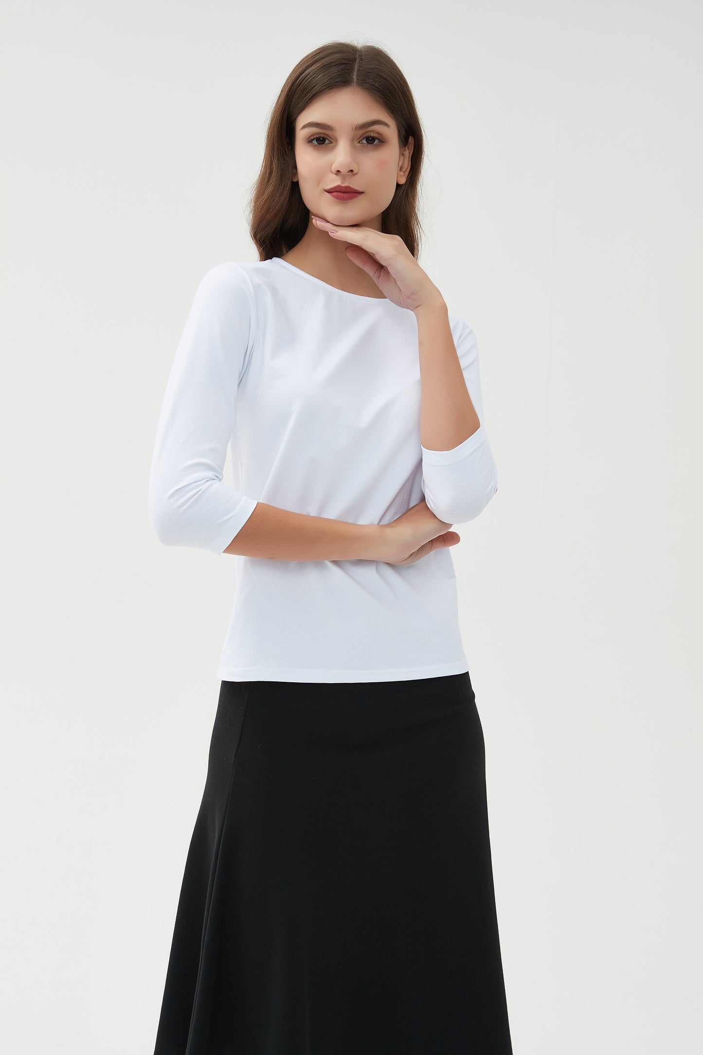 COTTON WHITE T byMM