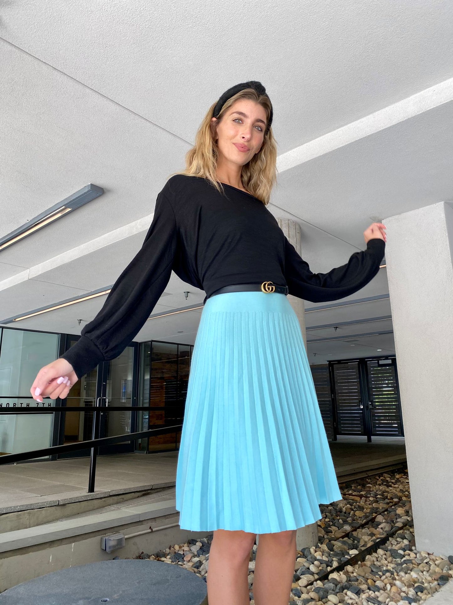 MM SUMMER PLEATED - AQUA