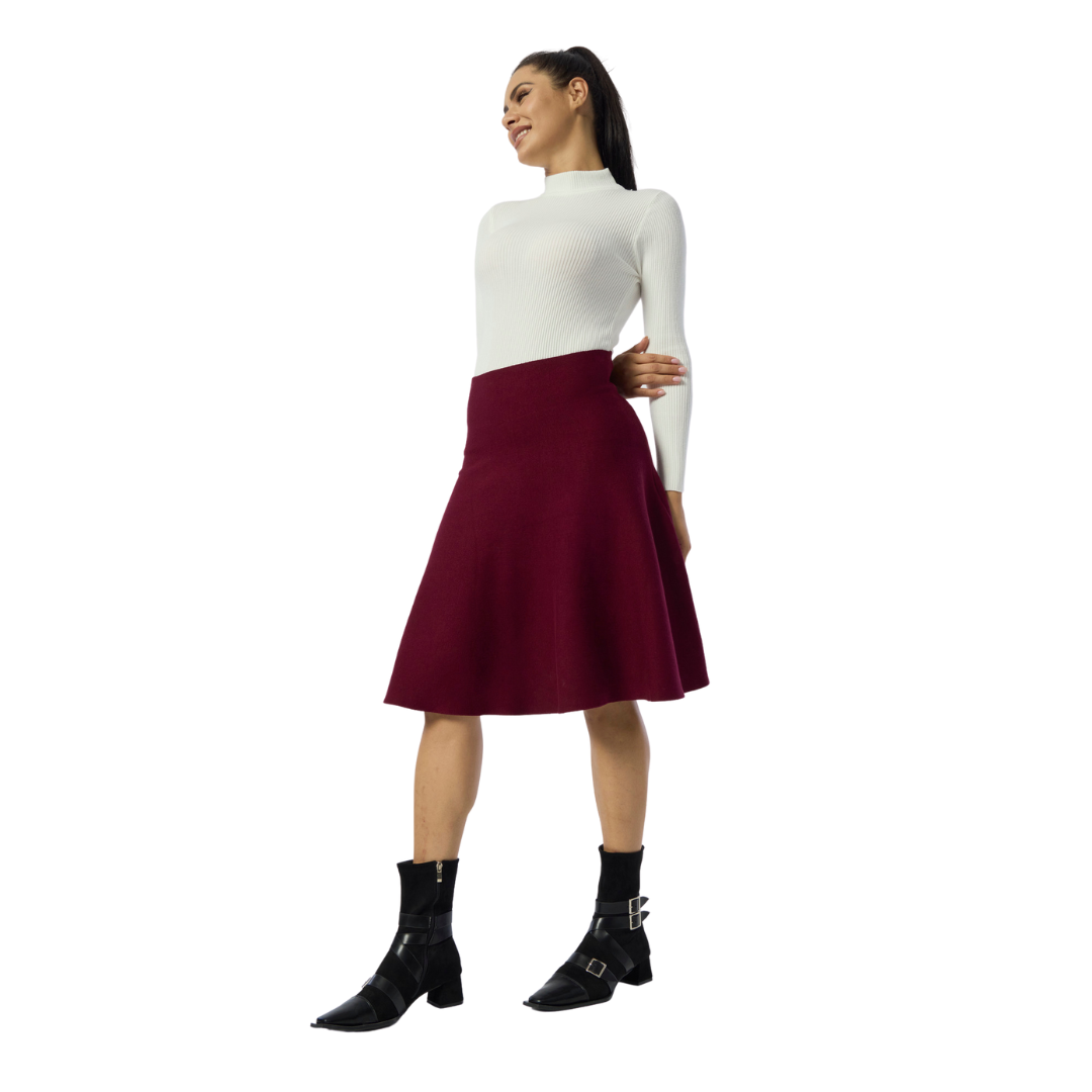 AMAZING MM SKIRT YR RND DARK MAROON