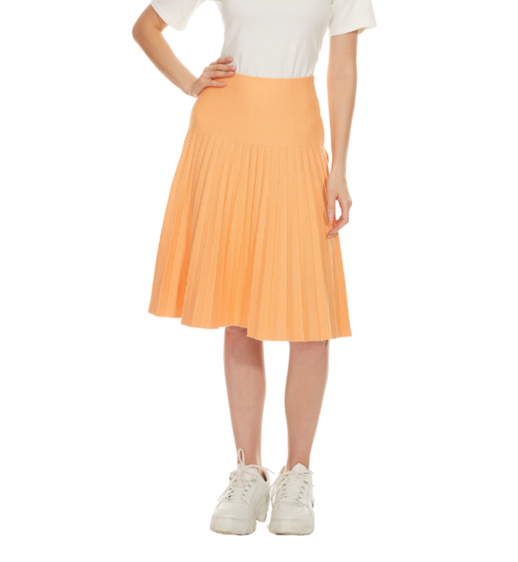 MM PLEATED - PASTEL ORANGE