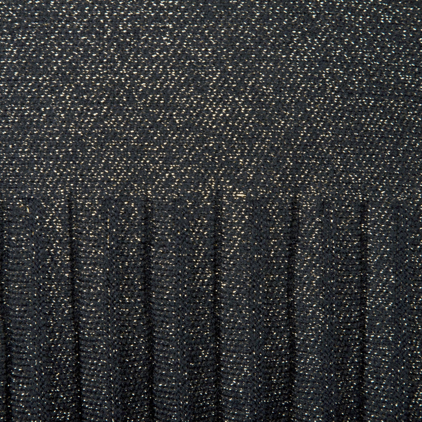 MM PLEATED SKIRT - LUREX BLACK GOLD