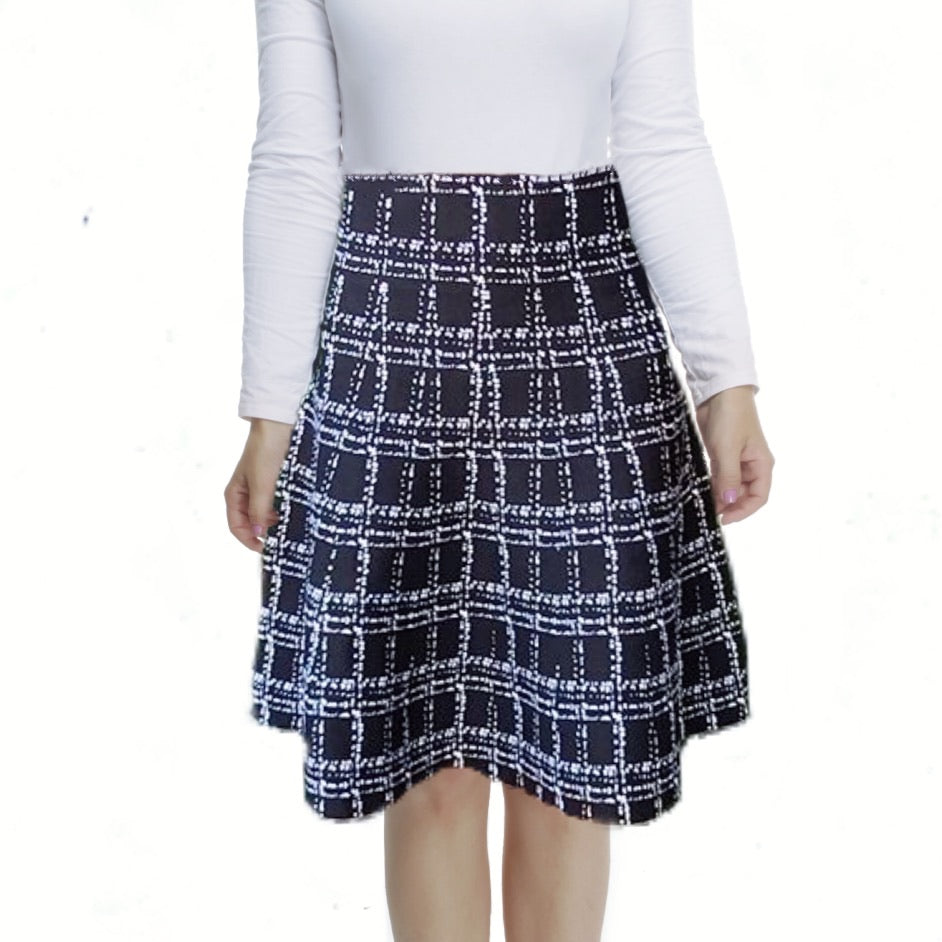AMAZING MM SKIRT - YR RND BLACK TWEED