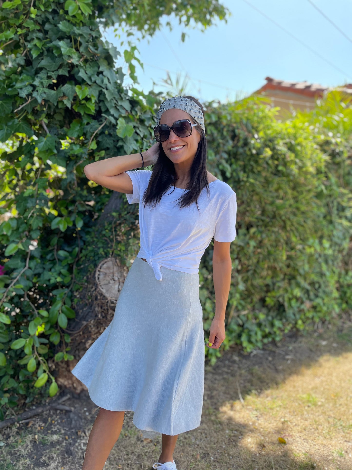 AMAZING MM SKIRT - SUMMER STYLE HEATHER GREY