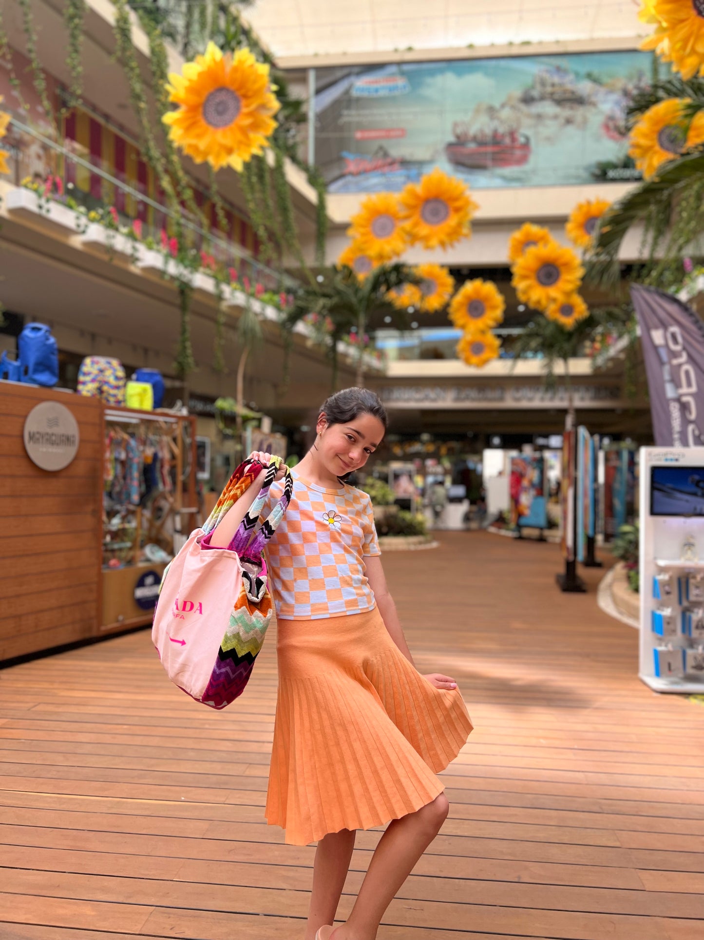 MM PLEATED - PASTEL ORANGE