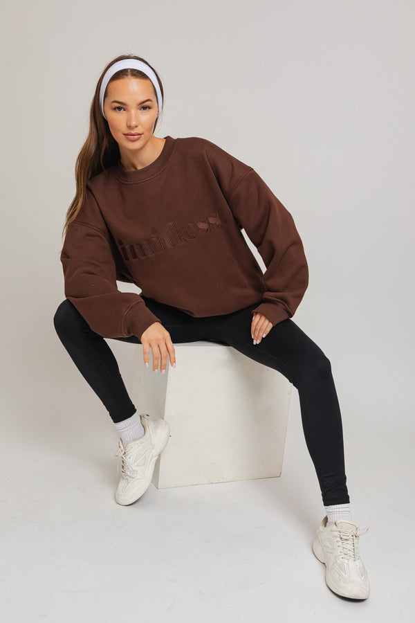 EMBOSSED LIMITLESS SWEATSHIRT