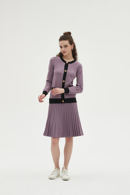 MM YEAR ROUND PLEATED - DUSTY LAVENDER