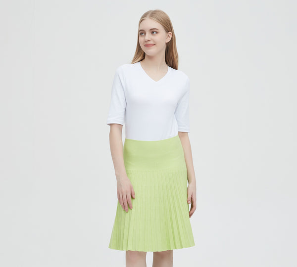 MM YEAR ROUND PLEATED -  NEON GREEN