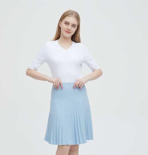 MM YEAR ROUND PLEATED -  ICE BLUE