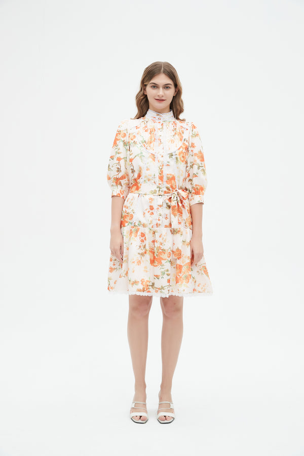 FIORIE FLORAL SHIFT DRESS byMM