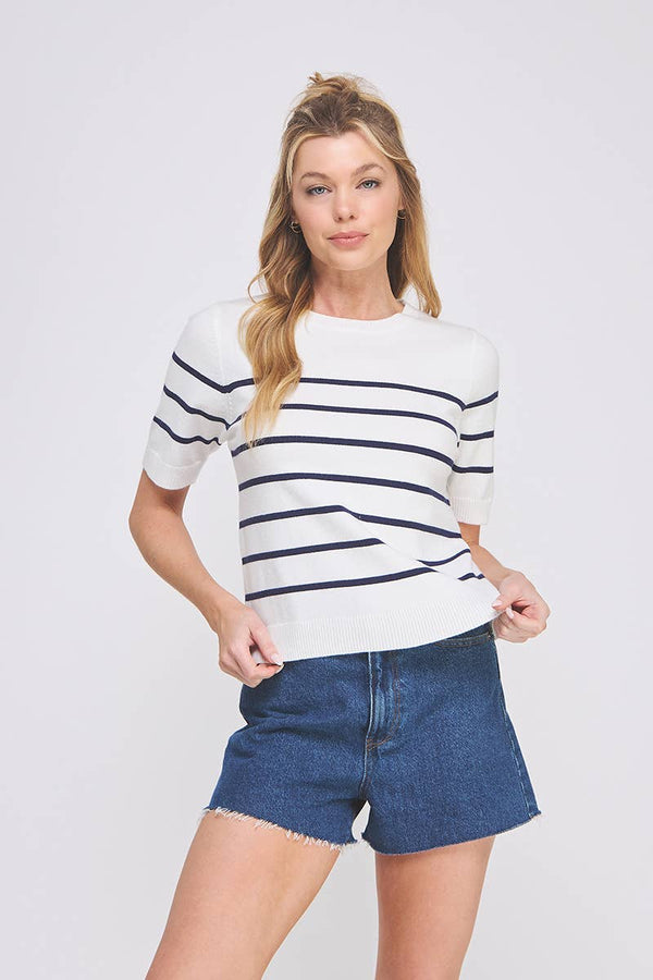 SUPER SOFT STRIPED TOP