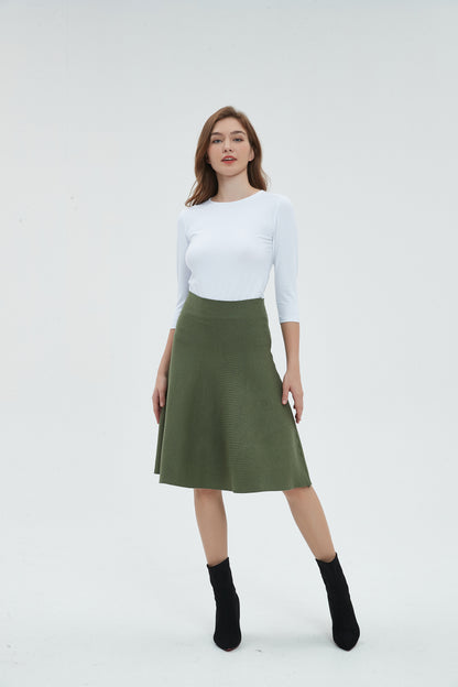 AMAZING  MM SKIRT - OLIVE GREEN