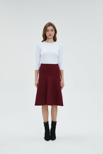 AMAZING  MM SKIRT - MAROON 2.0