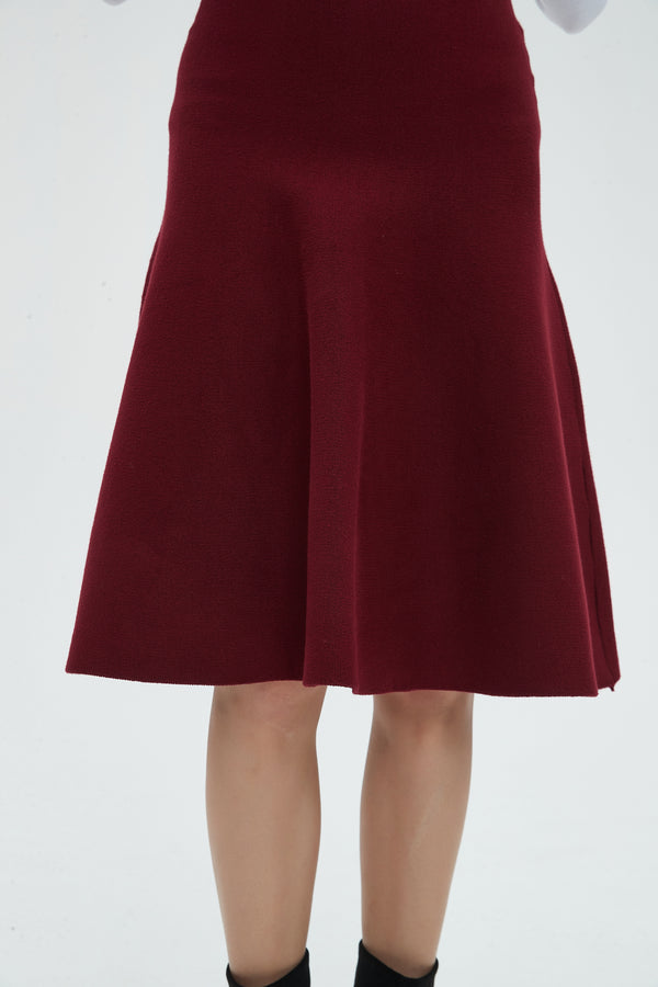 AMAZING  MM SKIRT - MAROON 2.0