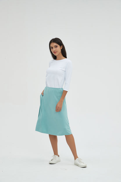 MM SWAY SKIRT - AQUA