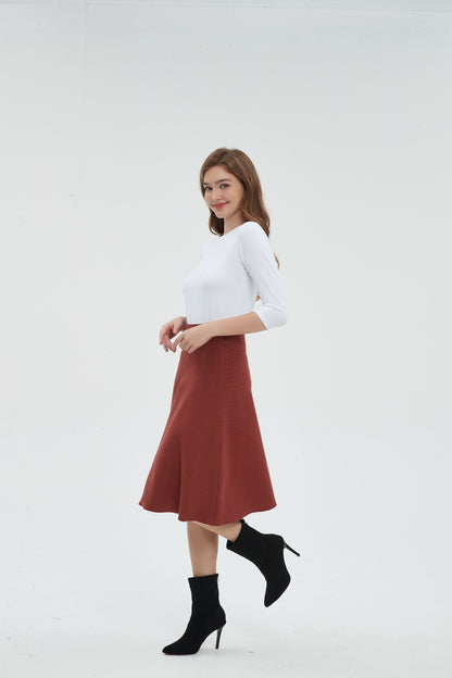 AMAZING  MM SKIRT - RUST