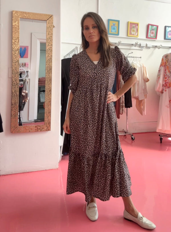 PETIT FLORAL SHIRT DRESS