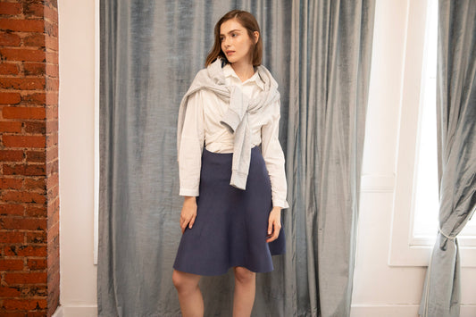AMAZING  MM SKIRT - INDIGO DENIM