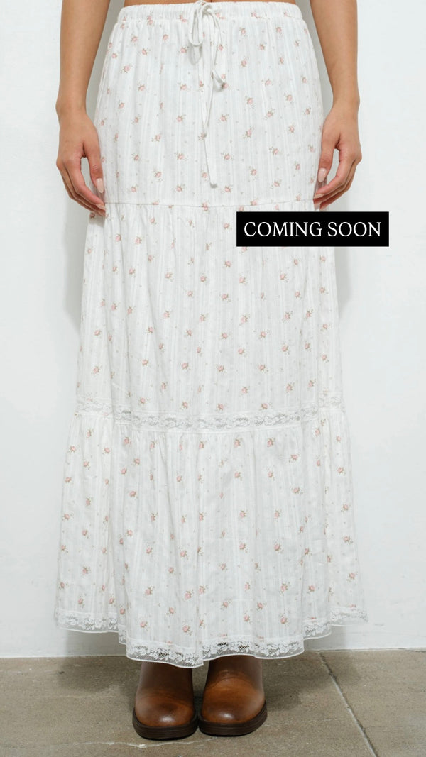 FLORAL TIERED MAXI
