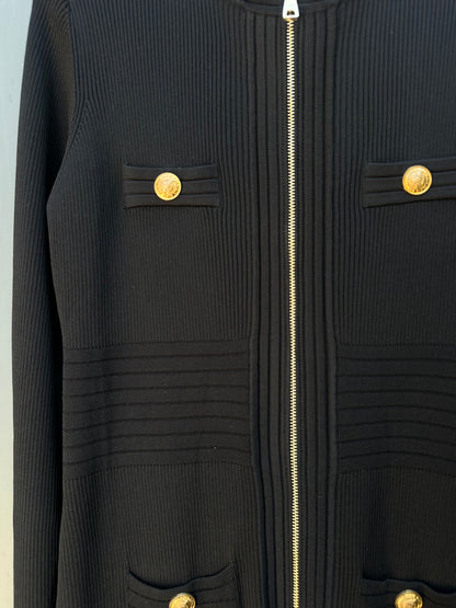 BODYCON ZIPPER FRONT DRESS