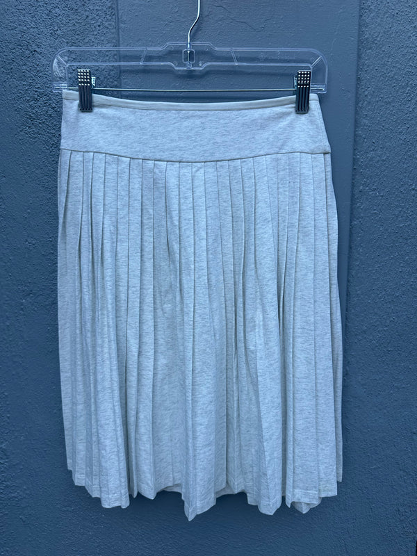 HEATHER GREY MINI PLEATS