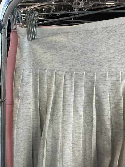 HEATHER GREY MINI PLEATS