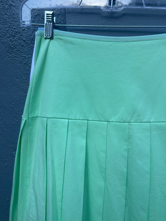ACQUAMARINE COTTON PLEATED