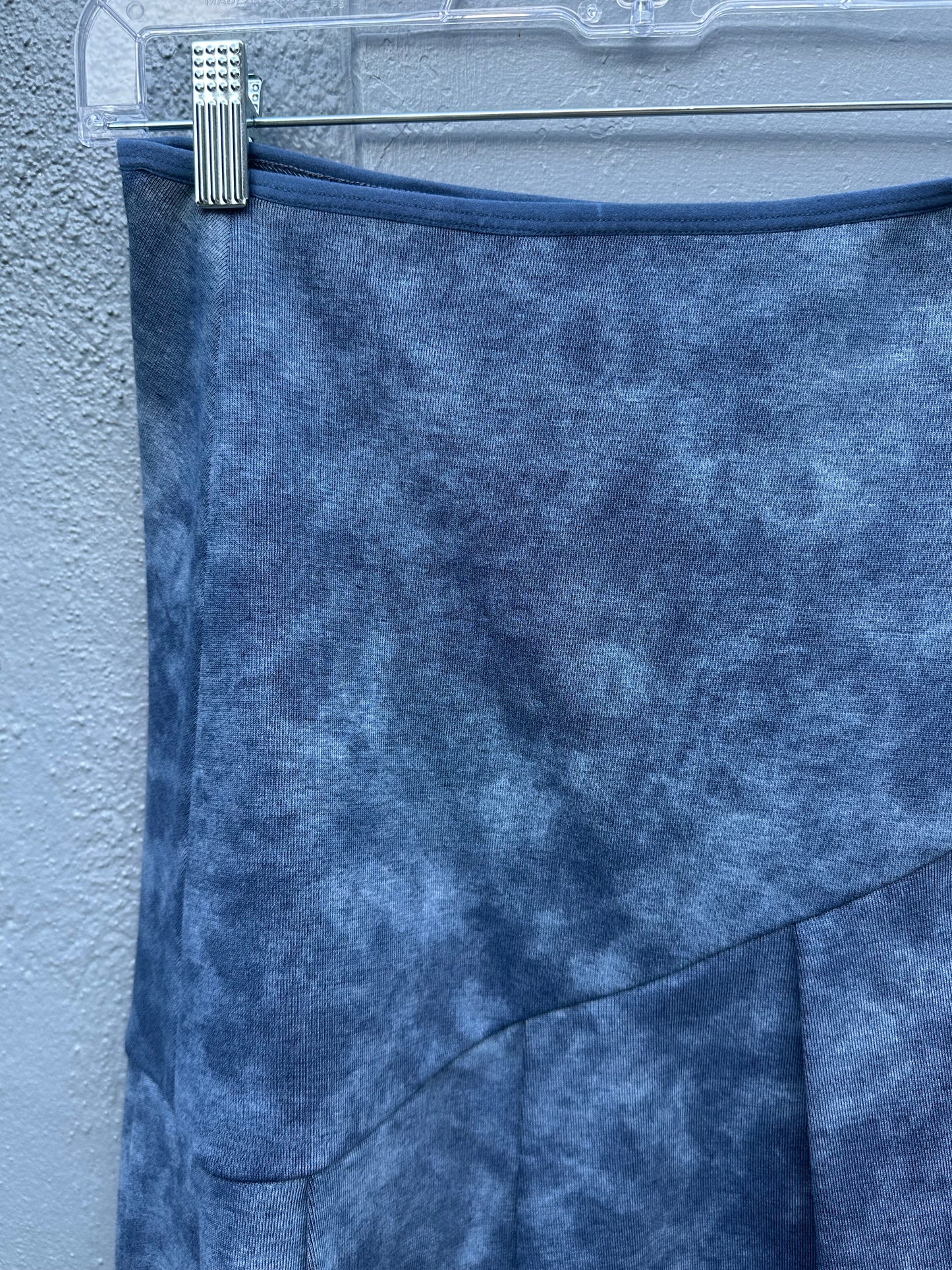 DENIM COTTON HALF PLEAT