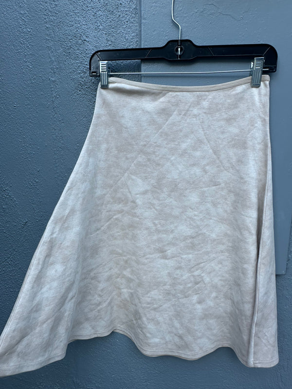 BEIGE COTTON FIT AND FLARE