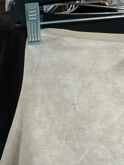 BEIGE COTTON FIT AND FLARE