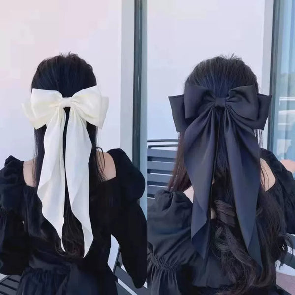 OVERSIZE SILKY BOW