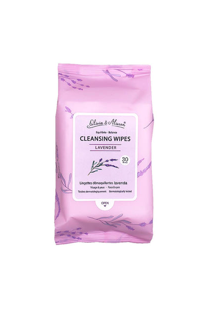 Makeup She MIT008 Cleansing Wipes Lavender - 6pc